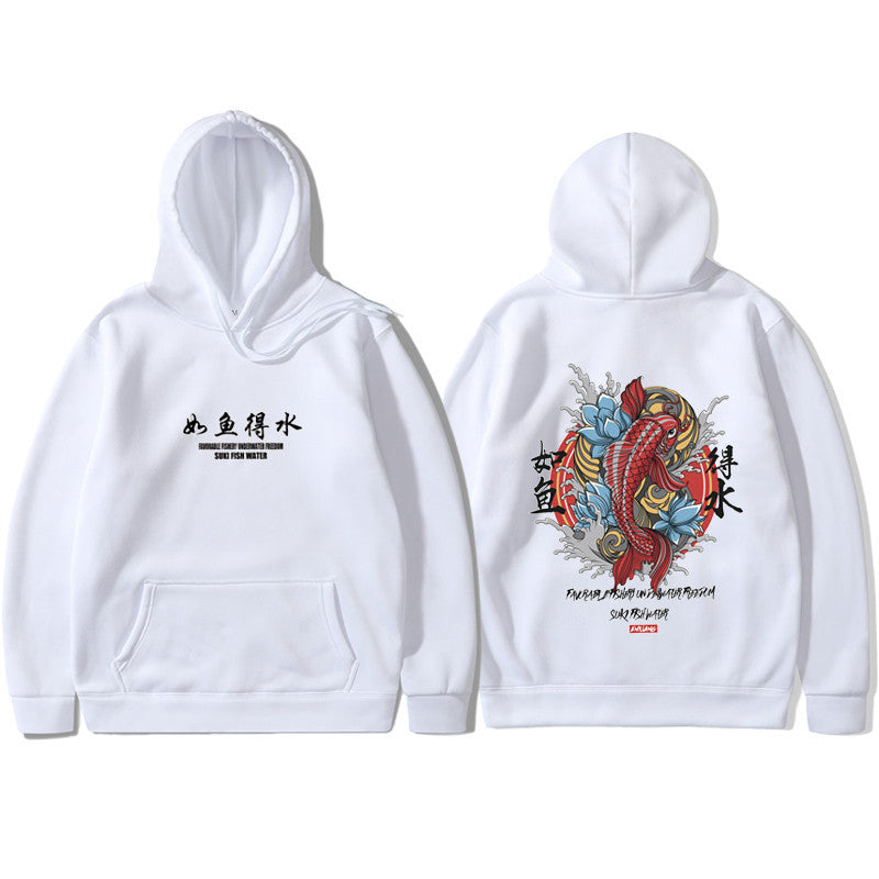 Hip Hop Hoodie Ukiyoe Streetwear