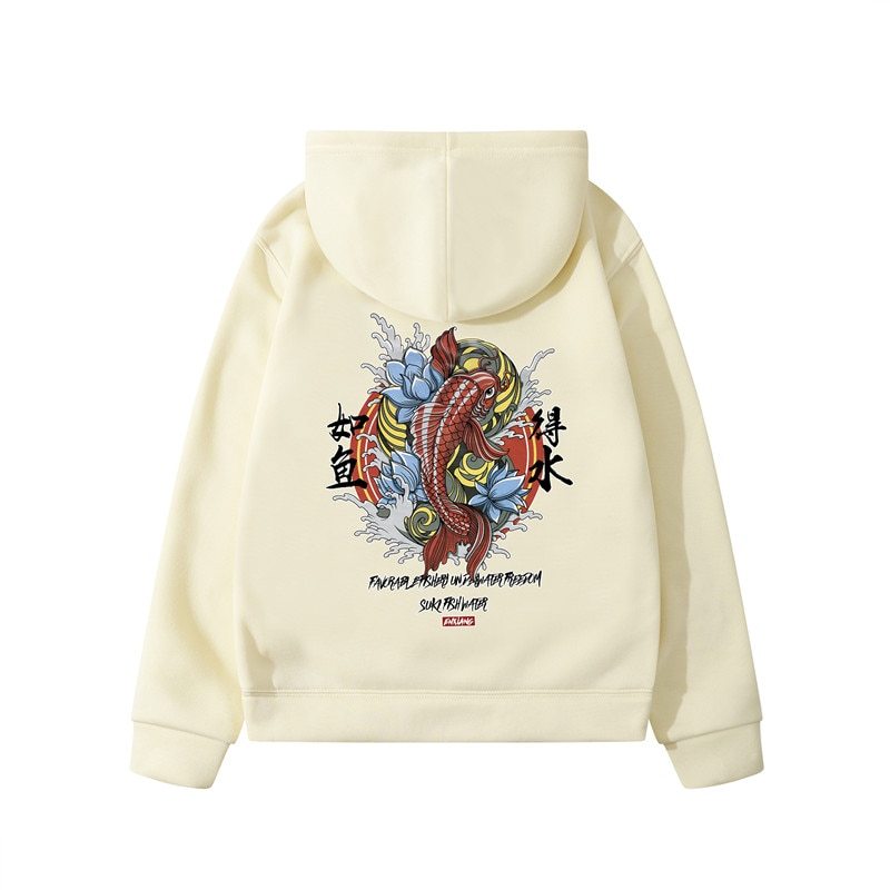 Hip Hop Hoodie Ukiyoe Streetwear