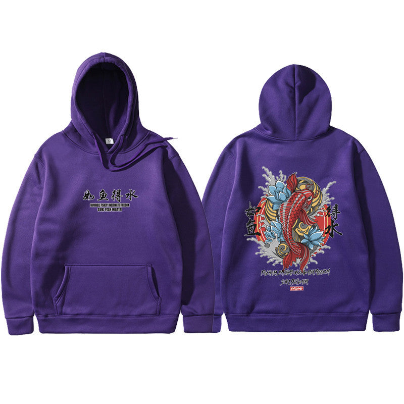 Hip Hop Hoodie Ukiyoe Streetwear