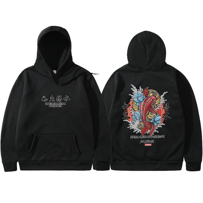 Hip Hop Hoodie Ukiyoe Streetwear