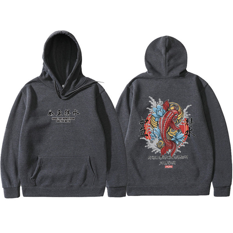 Hip Hop Hoodie Ukiyoe Streetwear