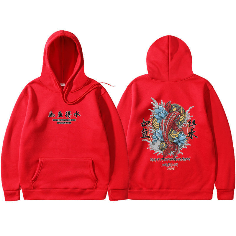 Hip Hop Hoodie Ukiyoe Streetwear