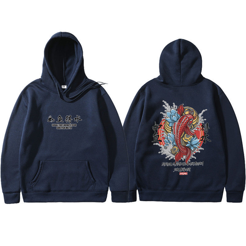 Hip Hop Hoodie Ukiyoe Streetwear