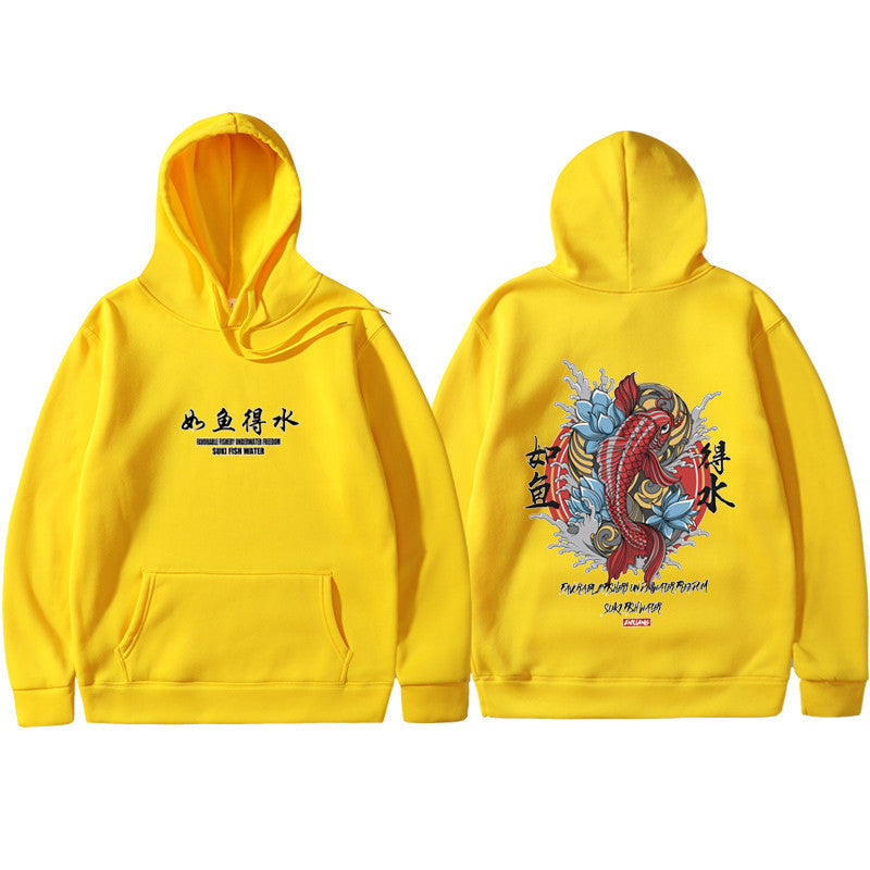 Hip Hop Hoodie Ukiyoe Streetwear