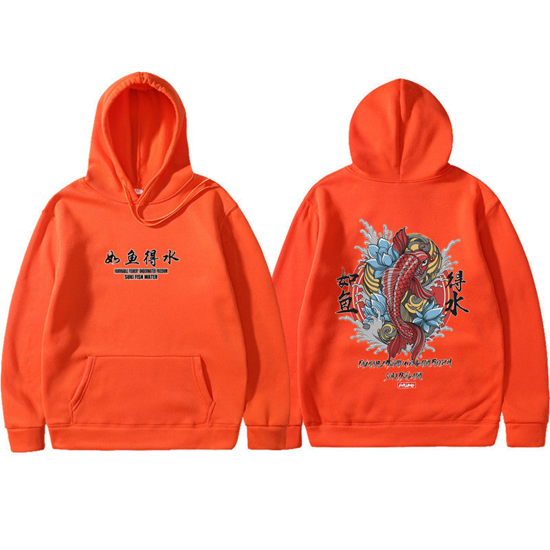 Hip Hop Hoodie Ukiyoe Streetwear