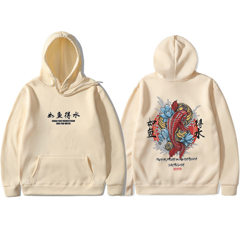 Hip Hop Hoodie Ukiyoe Streetwear
