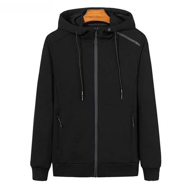 PLAIN HOODIE - BLACK
