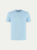 LIGHT BLUE TERRY T-SHIRT