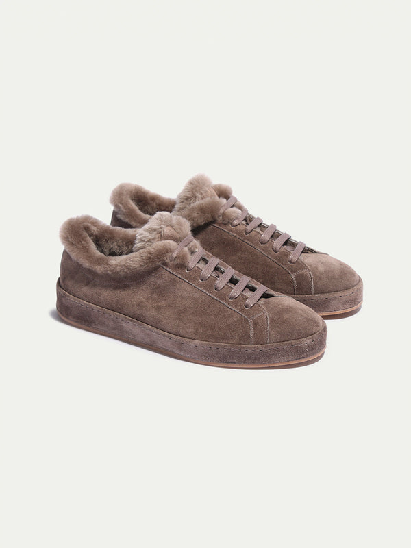 LINED ASH GRAY TRAINER