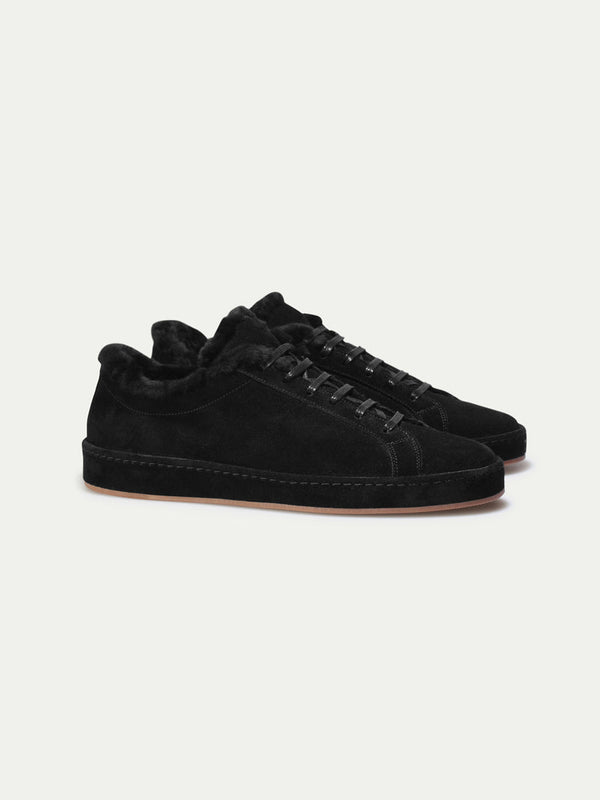 TRAINER - BLACK SUEDE