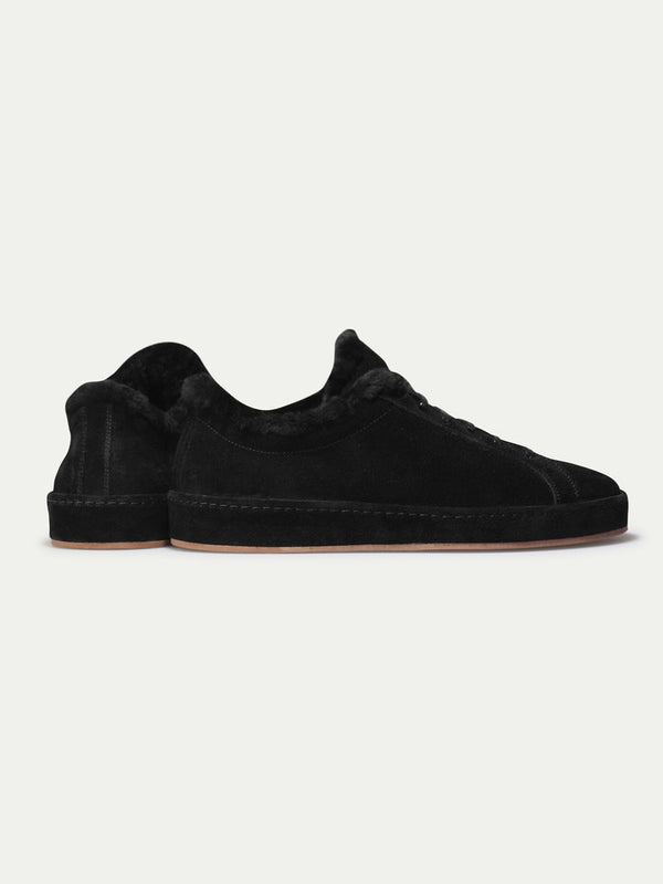 TRAINER - BLACK SUEDE