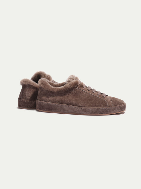 LINED ASH GRAY SHOES