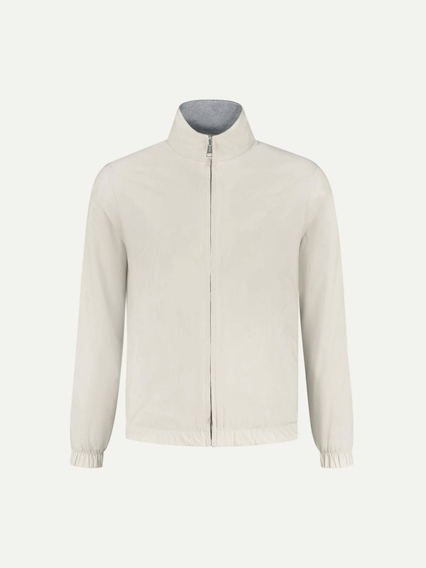 GREY COAT - DETACHABLE FUR