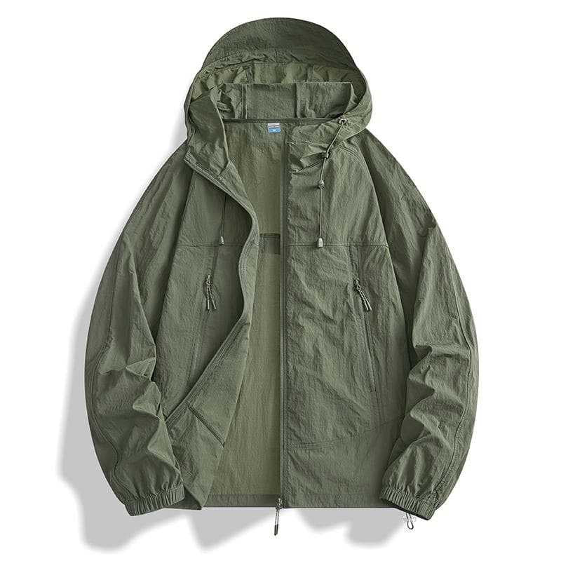 GREEN WINDBREAKER