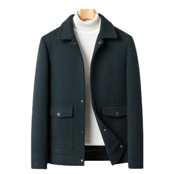 GREY/BLACK COAT - MENS