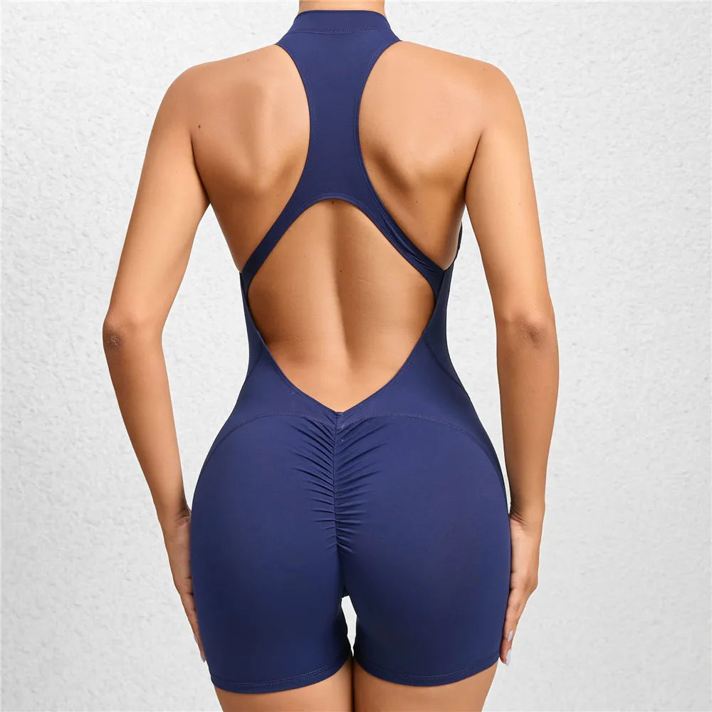 Zipper Women Tracksuit Pad Yoga Set