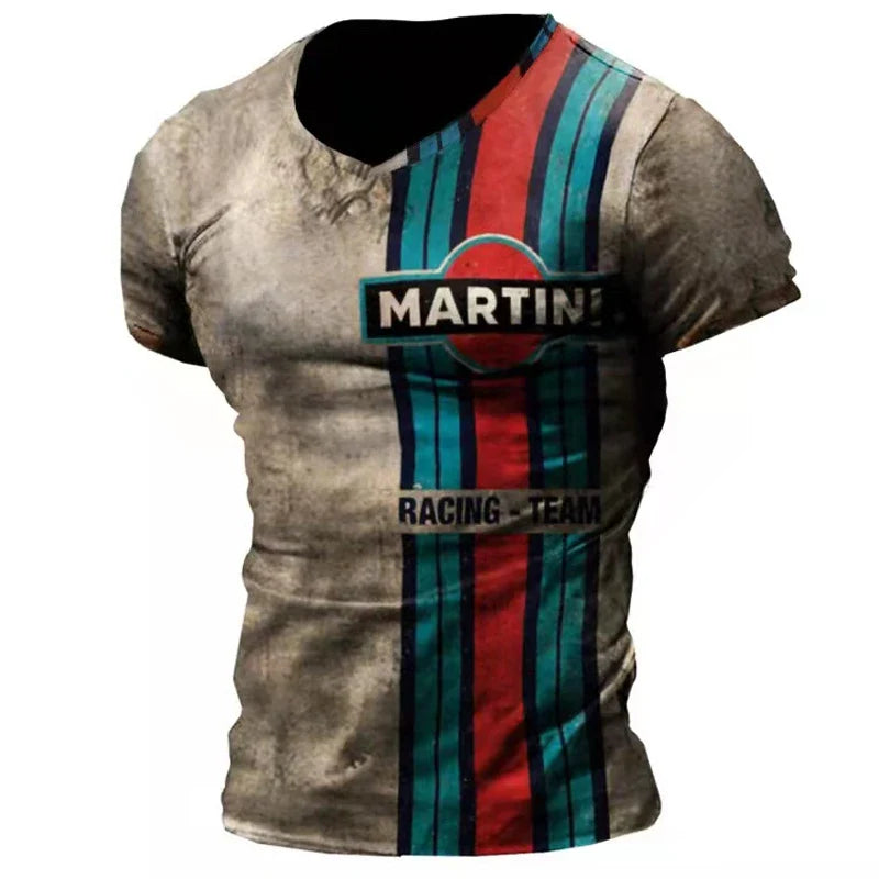 Vintage T Shirts for Men 3D Print  American Tee Top