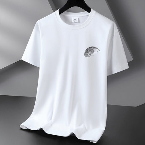 T SHIRT PRINTED - WHITE