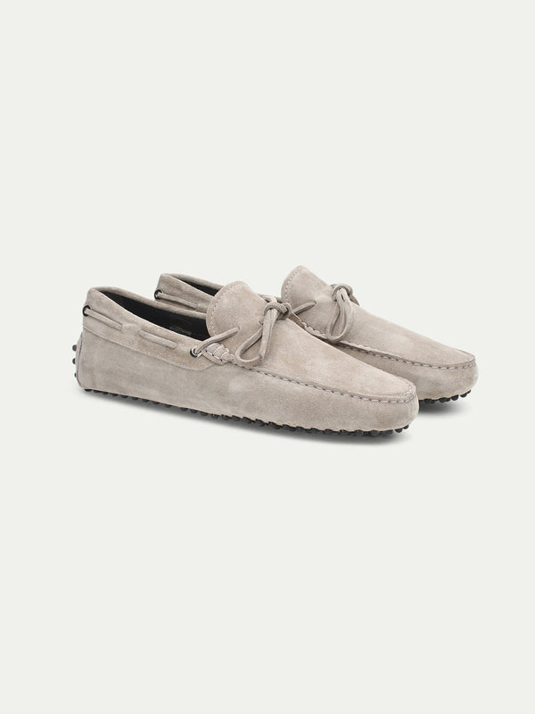 LIGHT GREY SUEDE TRAINER