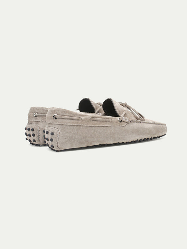 LIGHT GREY SUEDE TRAINER