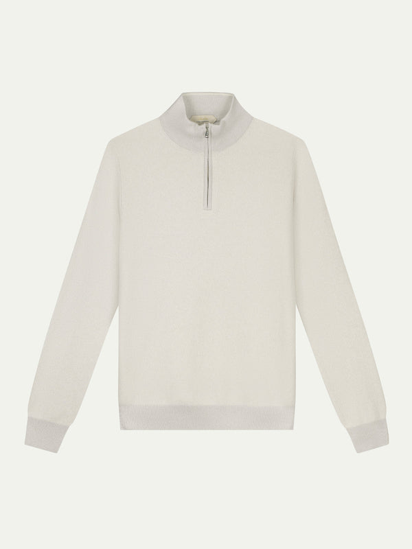 HALF ZIPPER SWEATER