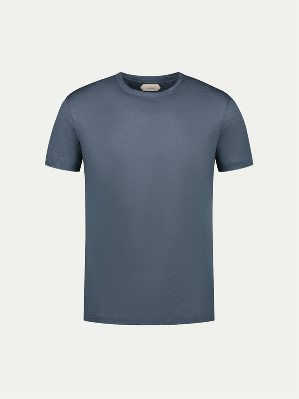 BLUE LINEN CITY T-SHIRT