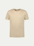 BEIGE LINEN T-SHIRT